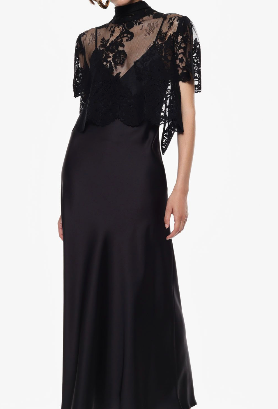 Abito lungo con manche corte